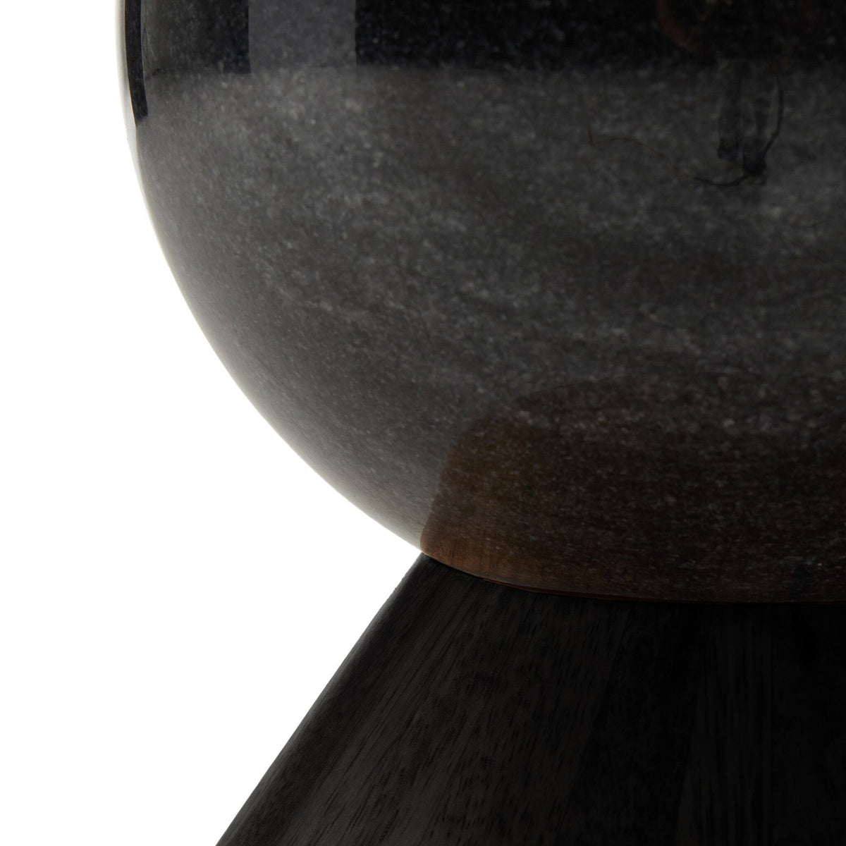 Bibianna Dining Table - Worn Black Parawood