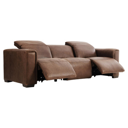 Billings Leather Power Motion Sofa