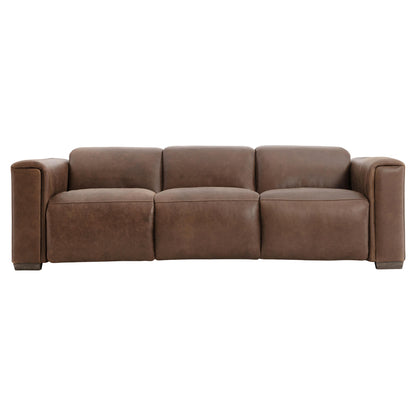 Billings Leather Power Motion Sofa
