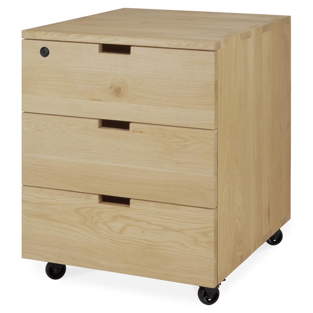 Billy Drawer Unit - Oak, With Keylock