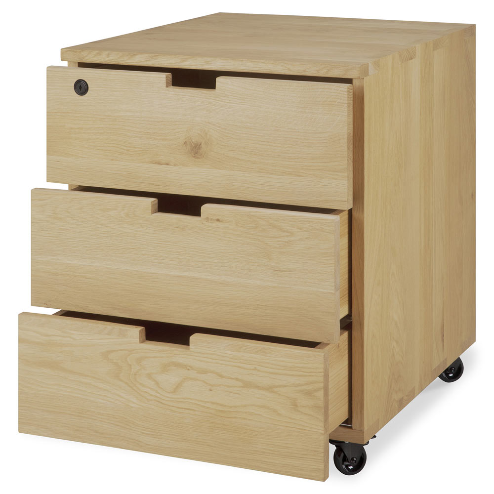 Billy Drawer Unit - Oak, With Keylock