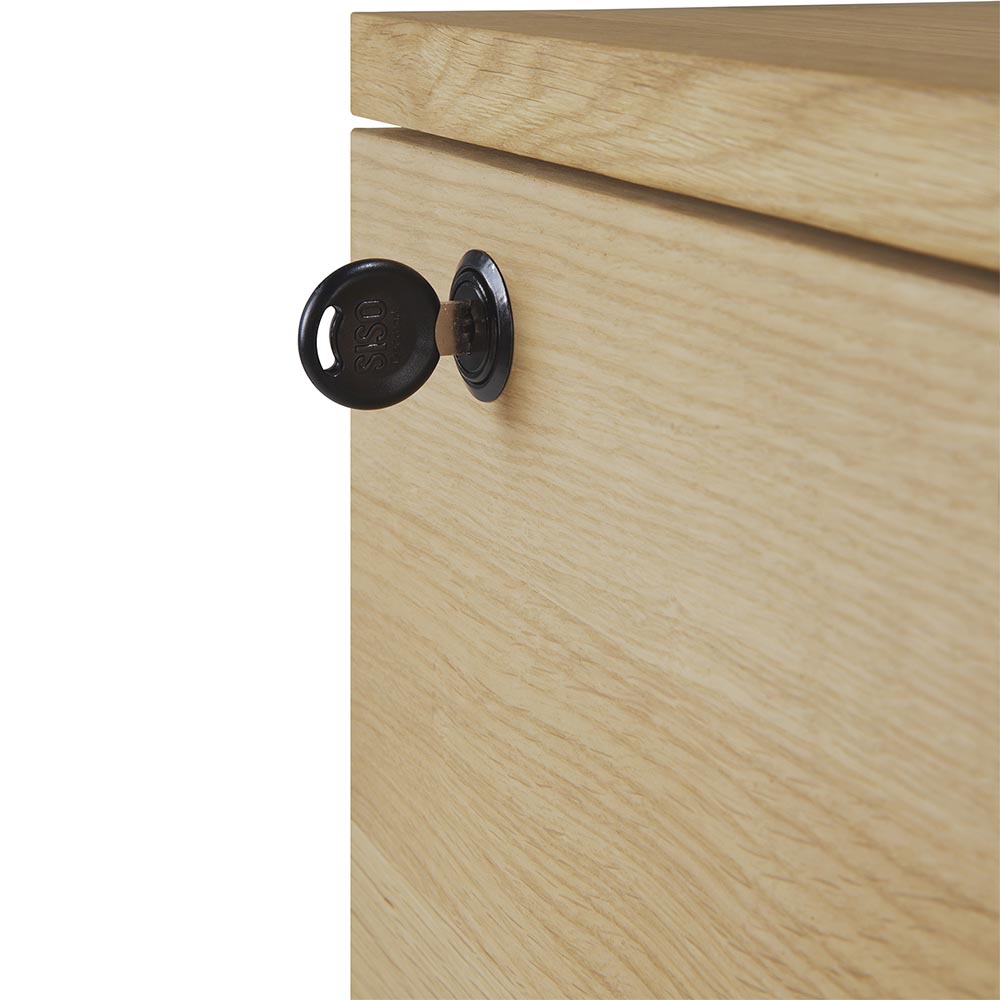 Billy Drawer Unit - Oak, With Keylock