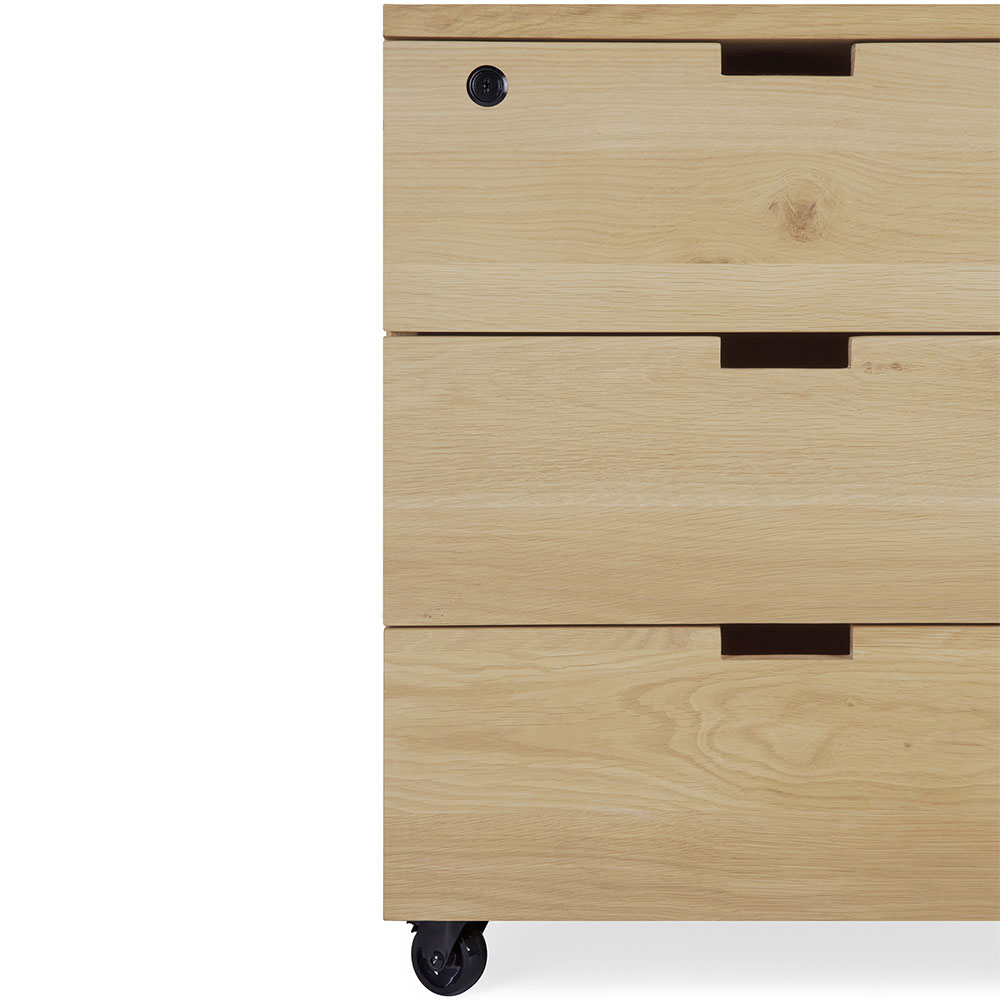 Billy Drawer Unit - Oak, With Keylock