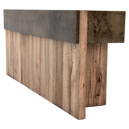 Bingham Console Table - Rustic Oak Veneer