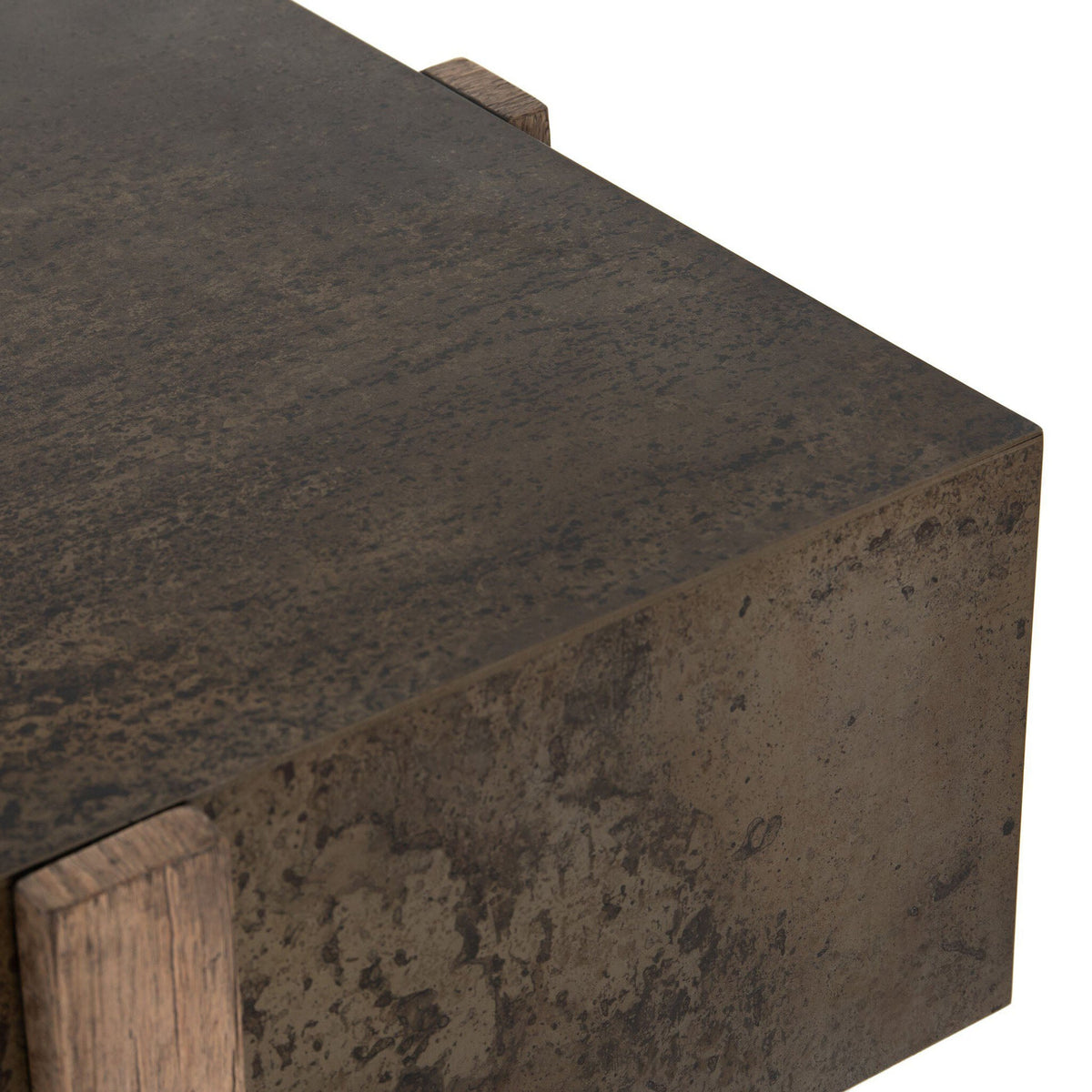 Bingham Console Table - Rustic Oak Veneer