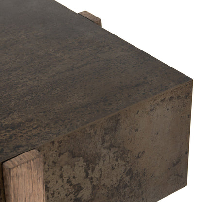 Bingham Console Table - Rustic Oak Veneer