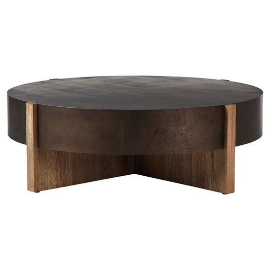 Bingham Large Coffee Table - Distressed Iron