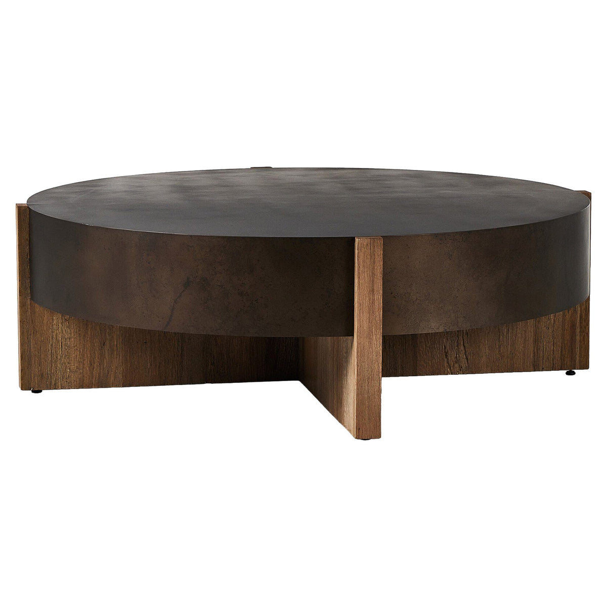 Bingham Large Coffee Table - Distressed Iron