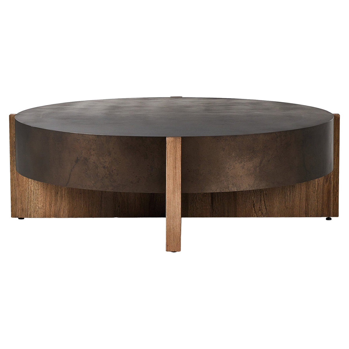 Bingham Large Coffee Table - Distressed Iron