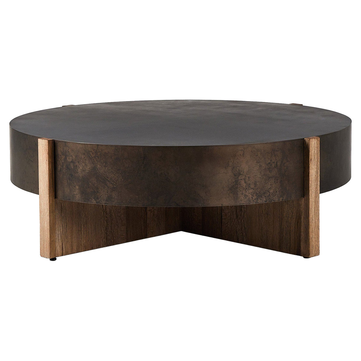 Bingham Large Coffee Table - Distressed Iron