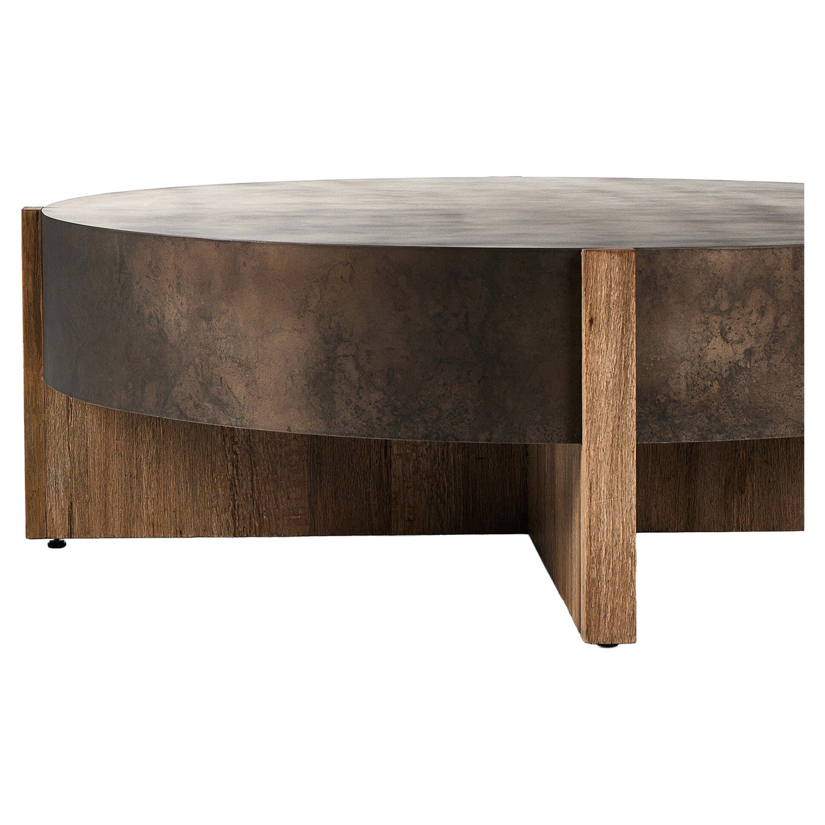 Bingham Large Coffee Table - Distressed Iron