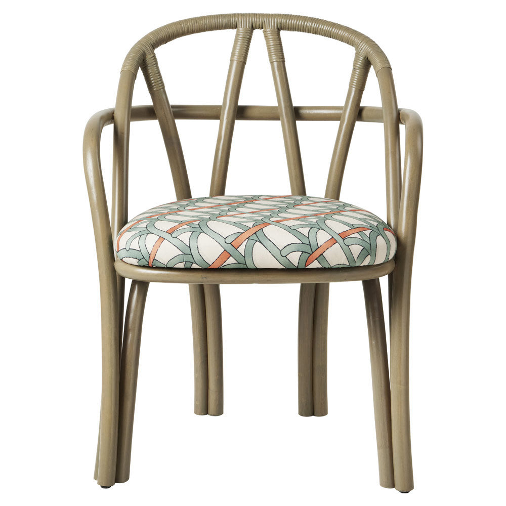 Bistra Dining Armchair - Olive Stained Rattan