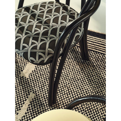 Bistra Lounge Chair - Ebony Painted Rattan