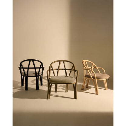 Bistra Lounge Chair - Natural Lacquered Rattan