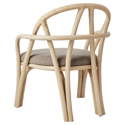 Bistra Lounge Chair - Natural Lacquered Rattan