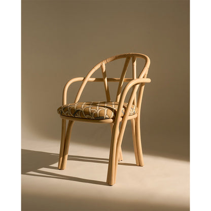 Bistra Lounge Chair - Natural Lacquered Rattan
