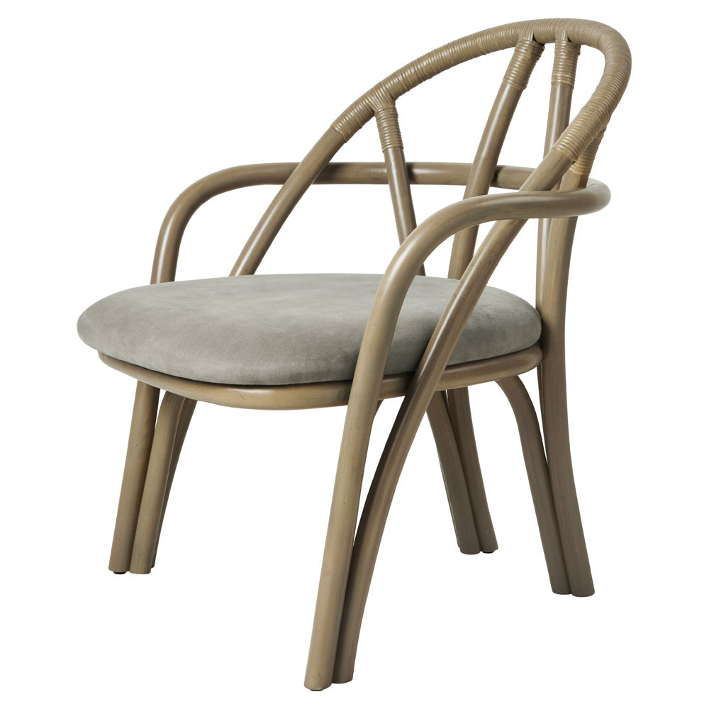 Bistra Lounge Chair - Olive Stained Rattan