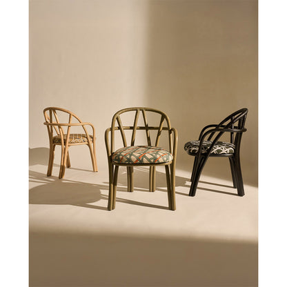Bistra Lounge Chair - Olive Stained Rattan