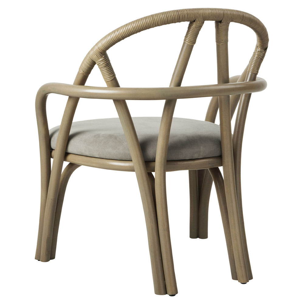 Bistra Lounge Chair - Olive Stained Rattan