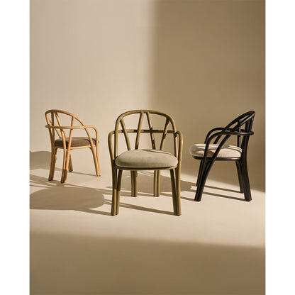 Bistra Lounge Chair - Olive Stained Rattan