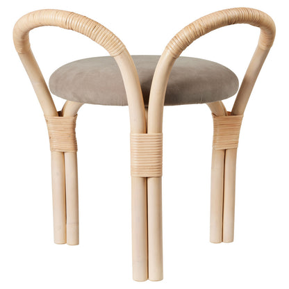 Bistra Stool - Natural Lacquered Rattan