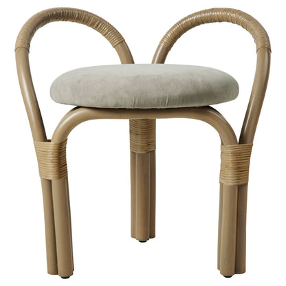 Bistra Stool - Olive Stained Rattan