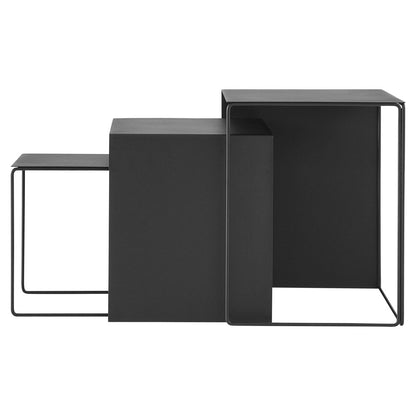 Black Cluster Tables - Set Of 3