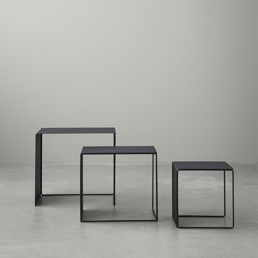 Black Cluster Tables - Set Of 3