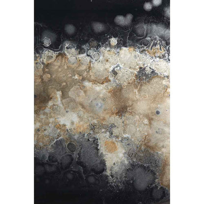 Black Organic Glass Tray - Oblong, Medium