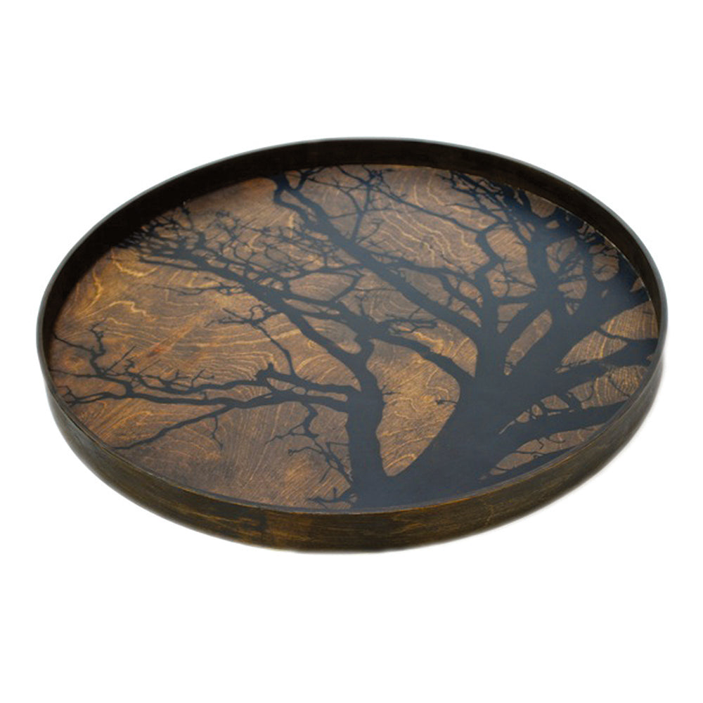 Black Tree Driftwood Tray