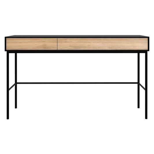 Blackbird Desk - 2 Drawers, Oak