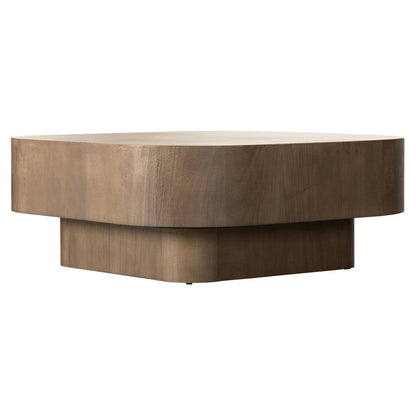 Blanco Coffee Table - Warm Umber Burl