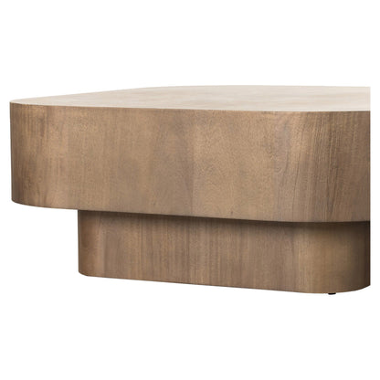 Blanco Coffee Table - Warm Umber Burl