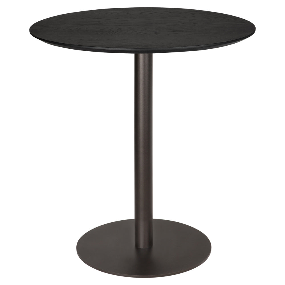 Blend Dining Table - Black Oak, Dark Bronze