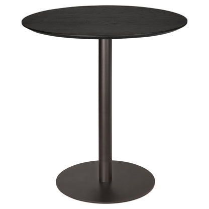 Blend Dining Table - Black Oak, Dark Bronze
