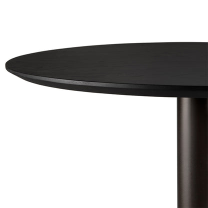 Blend Dining Table - Black Oak, Dark Bronze
