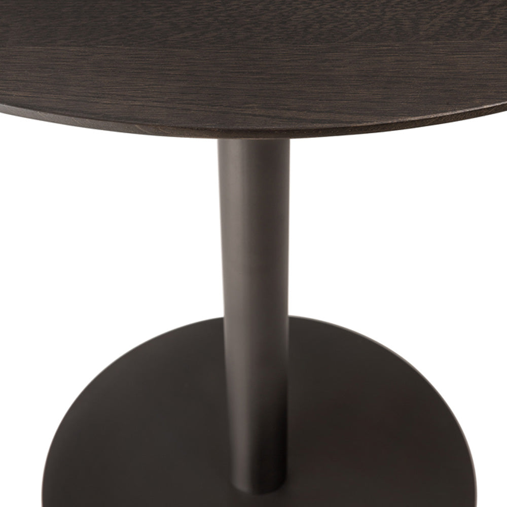 Blend Dining Table - Brown Oak, Dark Bronze