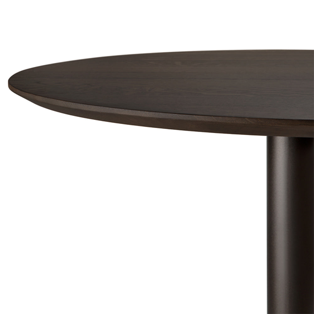 Blend Dining Table - Brown Oak, Dark Bronze