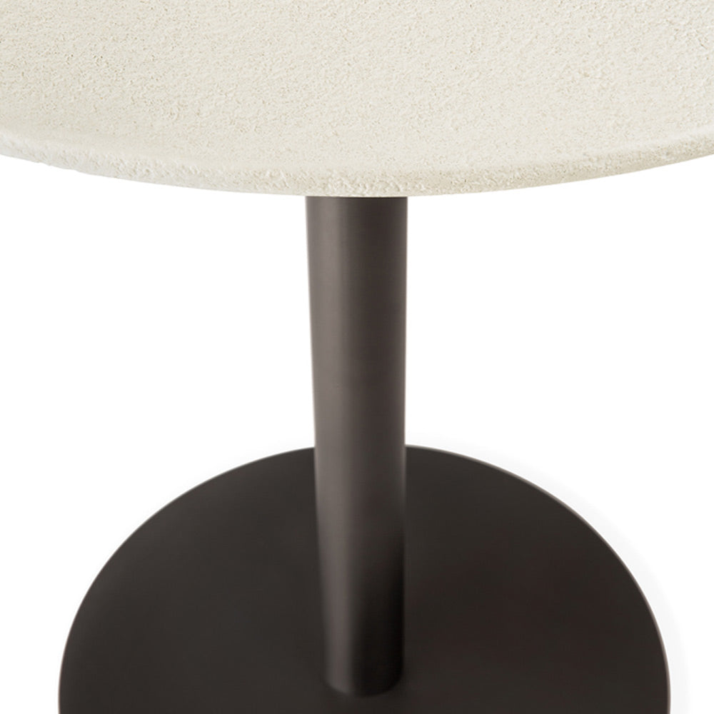 Blend Dining Table - Microcement, Dark Bronze
