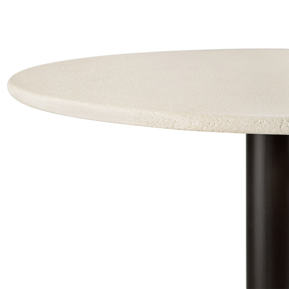 Blend Dining Table - Microcement, Dark Bronze