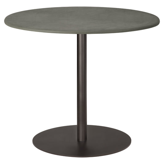 Blend Dining Table - Muschio Leather, Dark Bronze