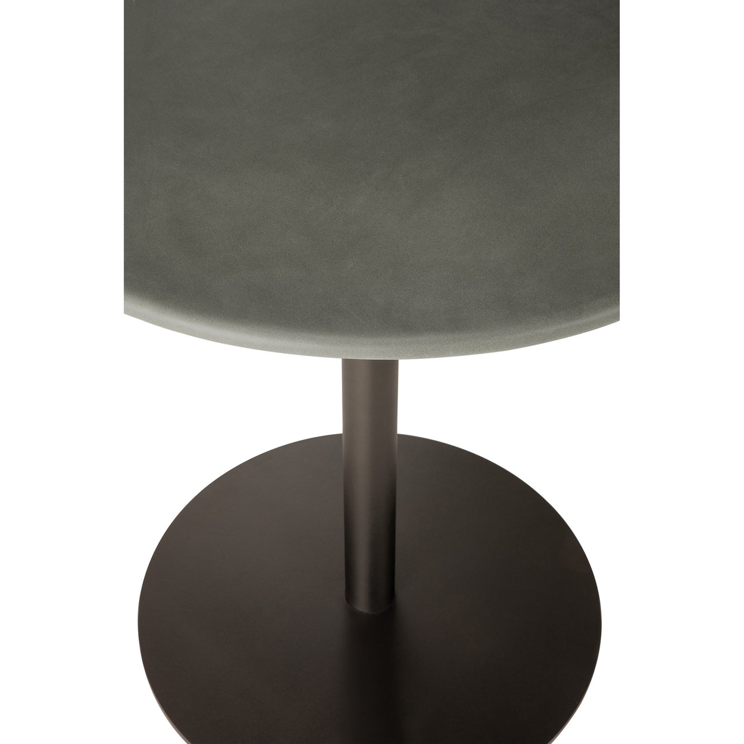 Blend Dining Table - Muschio Leather, Dark Bronze