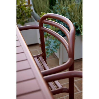 Bliss Rectangular Dining Table - Desert Red