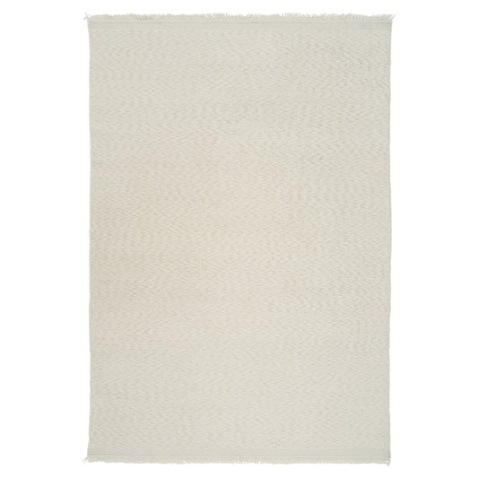 Blonde Maze Rug - White