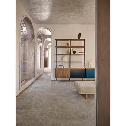 BM0253-1 Modular Shelving System - Wood, Color Doors