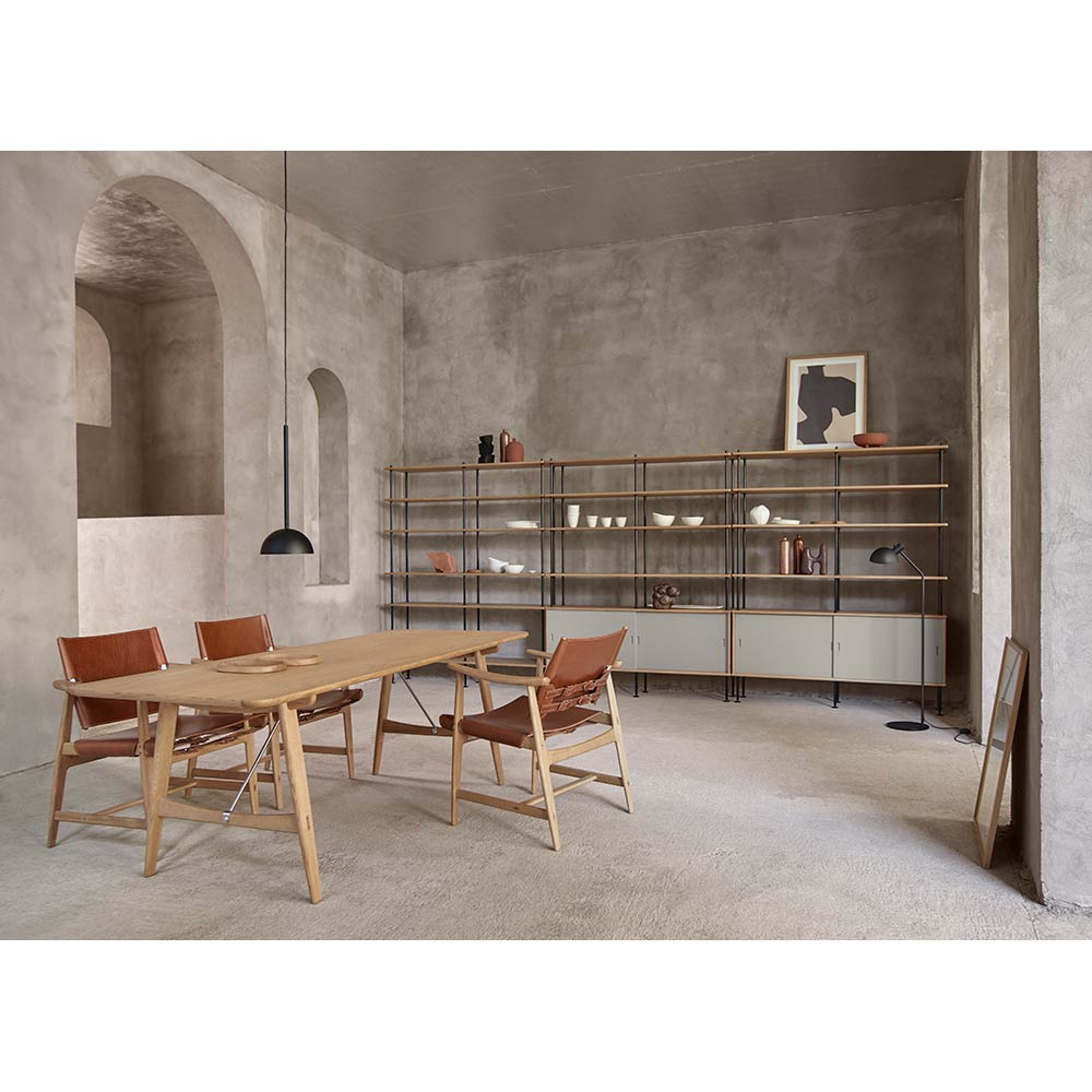 BM0253-1 Modular Shelving System - Wood, Color Doors