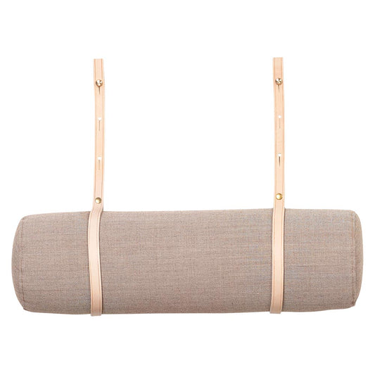 BM0865 Round Cushion With Leather Straps