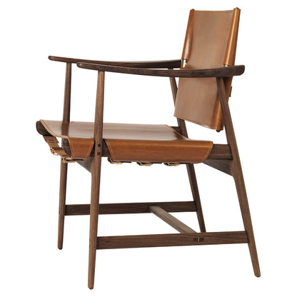 BM1106 Huntsman Dining Chair - Leather, Walnut Oil