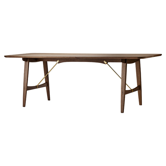 BM1160 Hunting Dining Table - Walnut