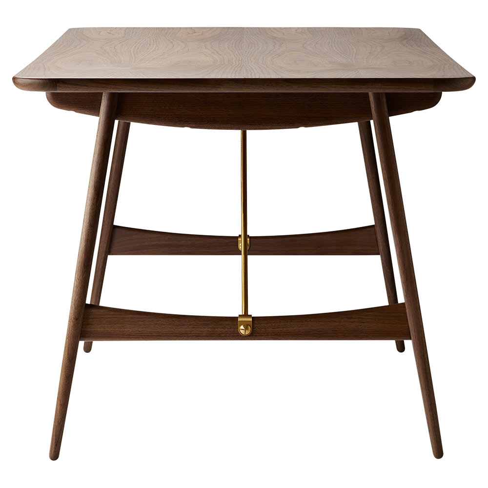 BM1160 Hunting Dining Table - Walnut